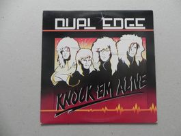 LP USA Hardrock Heavy Metal Dual Edge 1987 Knock`em Alive